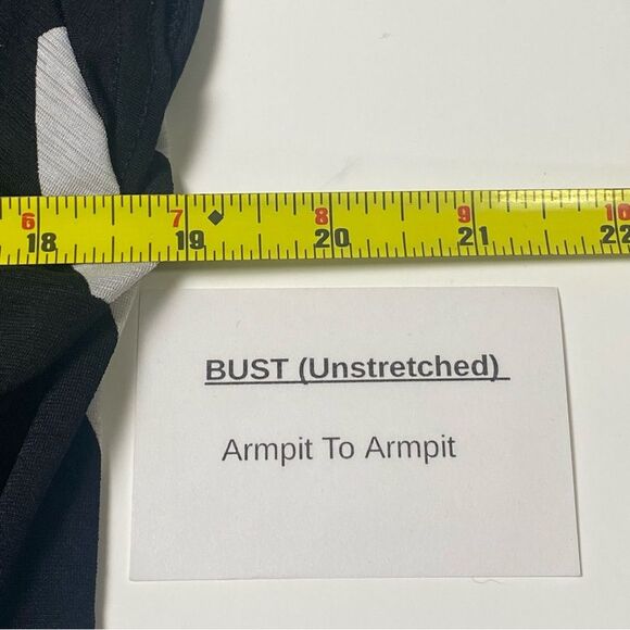 Vintage Joseph Ribkoff Black White Striped Faux Wrap VNeck Blouse Womens Size 18 - Picture 15 of 15